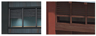 Left: the sniper deck on Red with no doorway to the interior. Right: the sniper deck on Blue with no doorway to the interior.